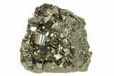 Gleaming Pyrite Crystal Cluster - Peru #138131-1